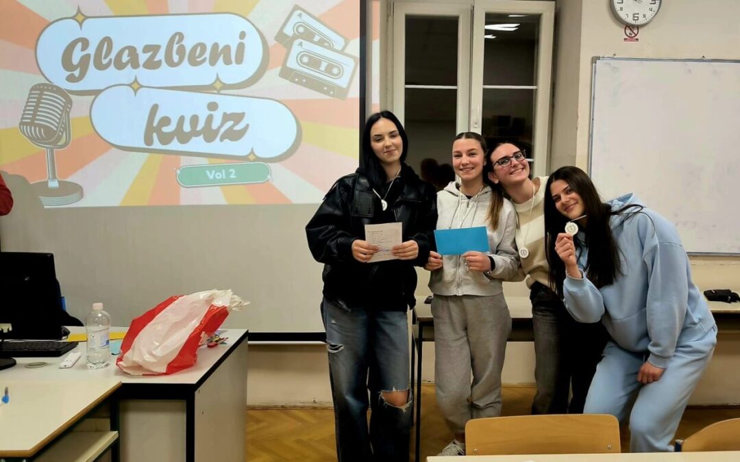 Glazbeni kviz x2 – dvostruka doza zabave u našoj školi