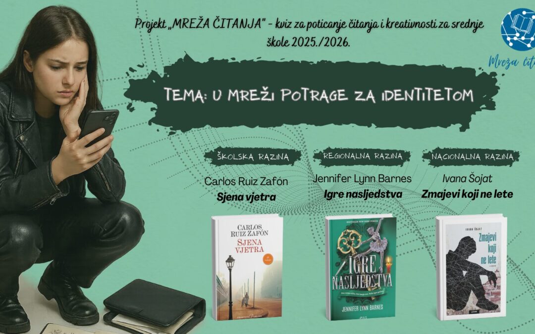 Naša Anđela Juranović osvojila treće mjesto na Mreži čitanja